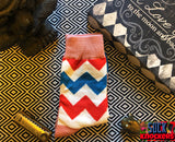 Blue & Red Chevrons